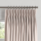 Pinch Pleat Drapery in Lush Linen - Cameo