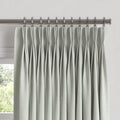 Pinch Pleat Drapery in Lush Linen - Fog