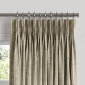 Pinch Pleat Drapery in Nautical Stripes - Beachy