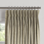 Pinch Pleat Drapery in Nautical Stripes - Beachy