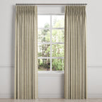 Pinch Pleat Drapery in Nautical Stripes - Beachy