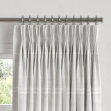 Pinch Pleat Drapery in Moray - Pearl