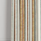 Pinch Pleat Drapery in French Laundry Stripe - Apricot