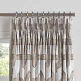 Pinch Pleat Drapery in Trellis Like It Is - Beige