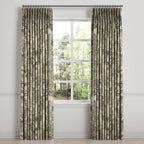 Pinch Pleat Drapery in Country Toile - Onyx