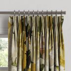 Pinch Pleat Drapery in Garden Tea Time - Moon Glow