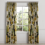 Pinch Pleat Drapery in Garden Tea Time - Moon Glow
