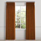 Pinch Pleat Drapery in Classic Velvet - Amber