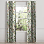 Ripplefold Drapery in Botanical - Seamist