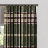 Ripplefold Drapery in Tartan - Evergreen