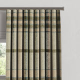 Ripplefold Drapery in Tartan - Cappuccino