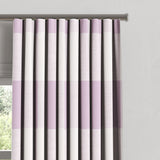 Ripplefold Drapery in Lilac Buffalo Check