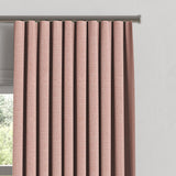 Ripplefold Drapery in Slubby Linen - Think Pink