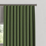 Ripplefold Drapery in Slubby Linen - Clover