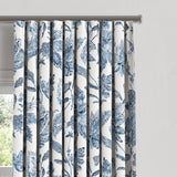 Ripplefold Drapery in Toile - Blue Skies