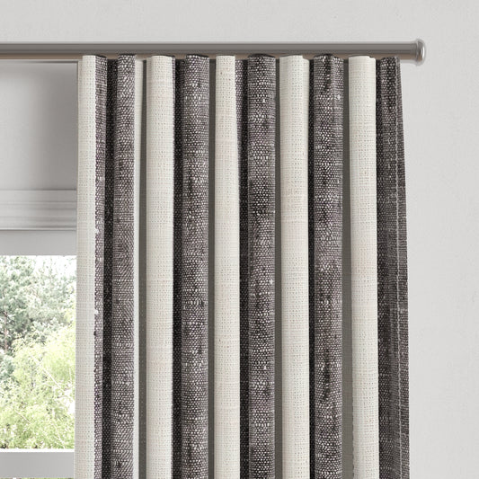 Ripplefold Drapery in French Laundry Stripe - Midnights