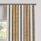 Ripplefold Drapery in French Laundry Stripe - Apricot