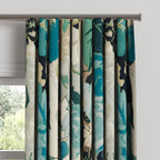 Ripplefold Drapery in Garden Tea Time - Blue Haze