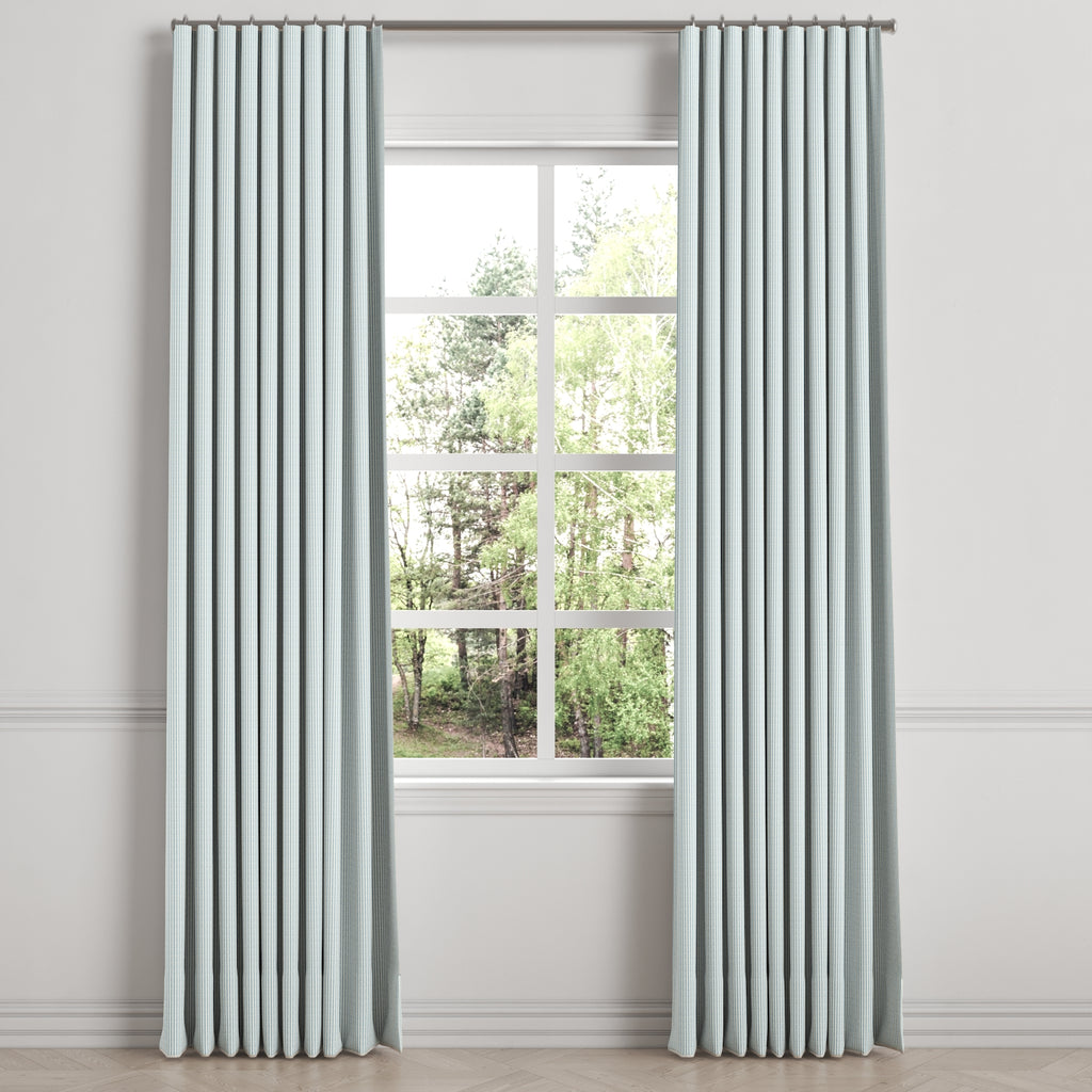 Ripplefold Drapery in Baldwin - Baby Blue