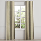 Ripplefold Drapery in Nautical Stripes - Beachy