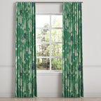 Ripplefold Drapery in Koi Pond - Green