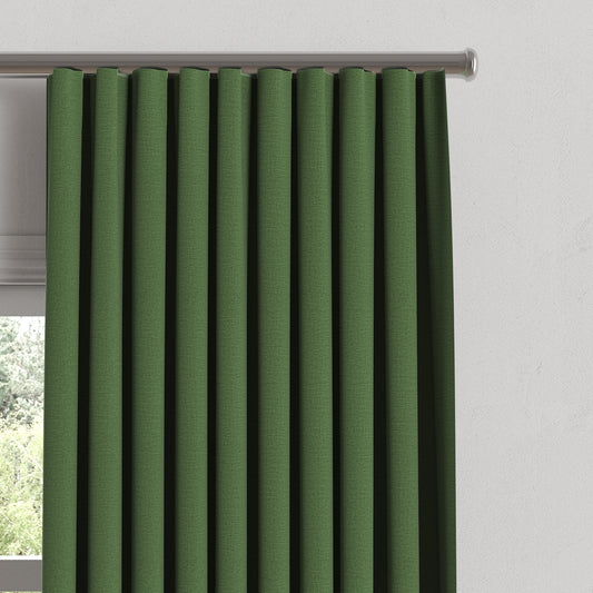 Ripplefold Drapery in Lush Linen - Forest