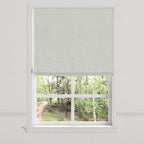 Flat Roman Shade in Ditsy - Fresh Blue
