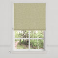 Flat Roman Shade in Ditsy - Seaweed