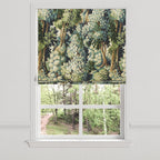 Flat Roman Shade in Enchanted Forest - Peridot