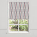 Flat Roman Shade in Mini Florals - Mulberry