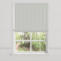 Flat Roman Shade in Mini Florals - Sky Garden