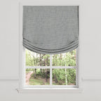 Relaxed Roman Shade in Ditsy - Indigo