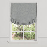 Relaxed Roman Shade in Ditsy - Indigo