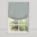 Relaxed Roman Shade in Mini Florals - Forest