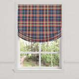 Relaxed Roman Shade in Tartan - Flannel