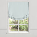 Relaxed Roman Shade in Baldwin - Baby Blue
