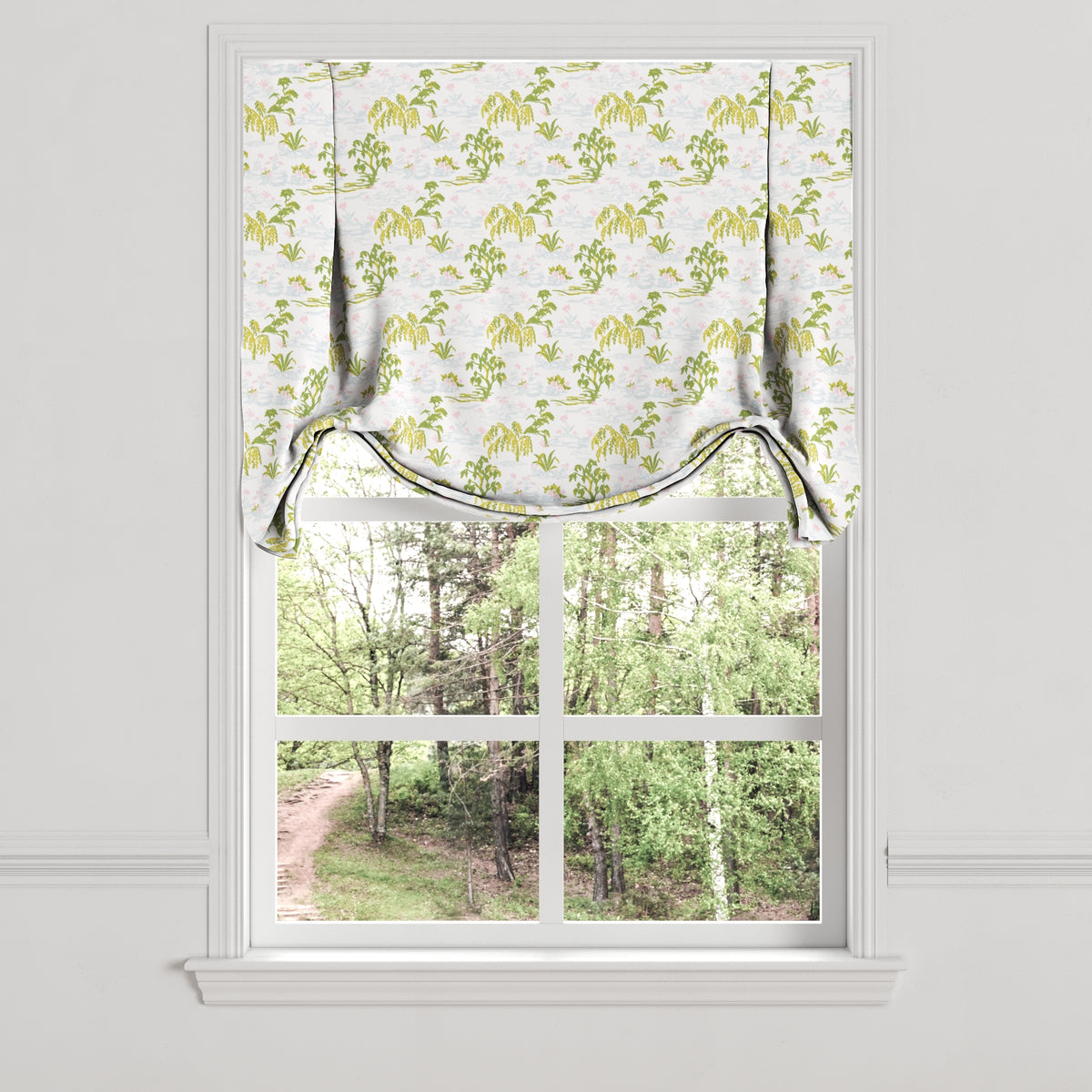 Tulip Roman Shade in Meadow - Willow
