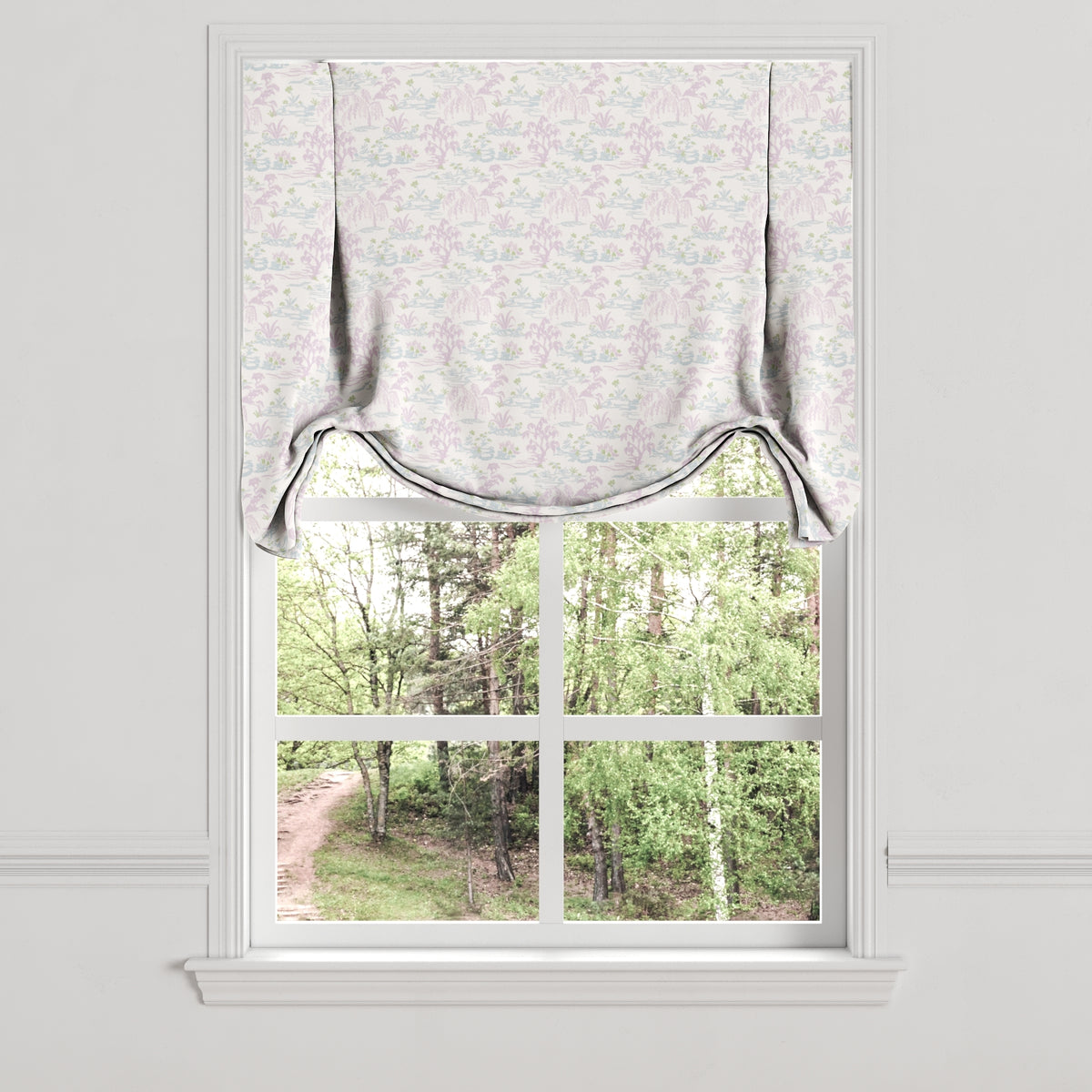 Tulip Roman Shade in Meadow - Lavender