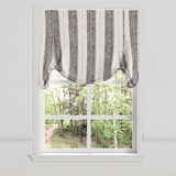 Tulip Roman Shade in French Laundry Stripe - Midnights