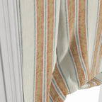 Tulip Roman Shade in French Laundry Stripe - Apricot
