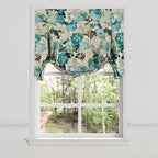 Tulip Roman Shade in Garden Tea Time - Blue Haze