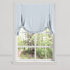 Tulip Roman Shade in Gingham - Blue Jean