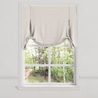 Tulip Roman Shade in Gingham - Hay