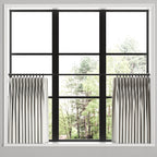 Pinch Pleat Cafe Curtains in Classic Linen Cloud