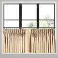 Pinch Pleat Cafe Curtains in Baldwin - Goldenrod