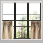 Pinch Pleat Cafe Curtains in Baldwin - Goldenrod
