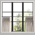 Pinch Pleat Cafe Curtains in Baldwin - Ballet Slipper