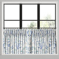 Pinch Pleat Cafe Curtains in Montauk - Ocean