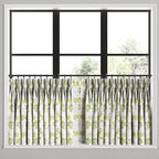 Pinch Pleat Cafe Curtains in Meadow - Willow