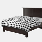 Duvet Cover in Buffalo Check - Black